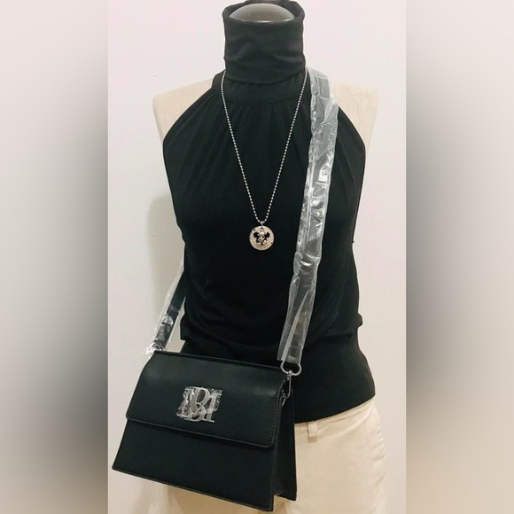 Badgley Mischka Vegan leather crossbody bag EUC - Picture 6 of 6